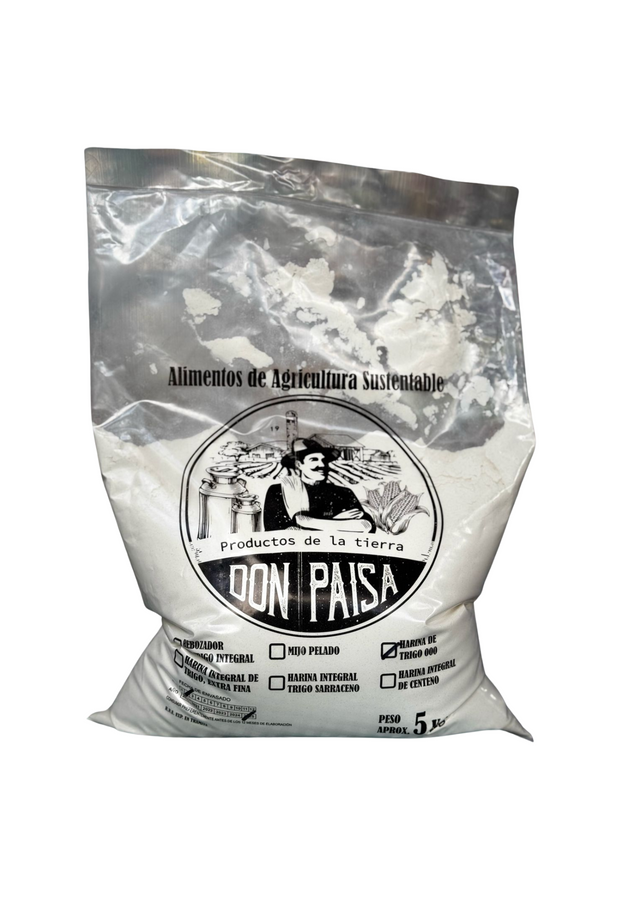 Harina Blanca blanca 5Kg Don Paisa -Paquete Original