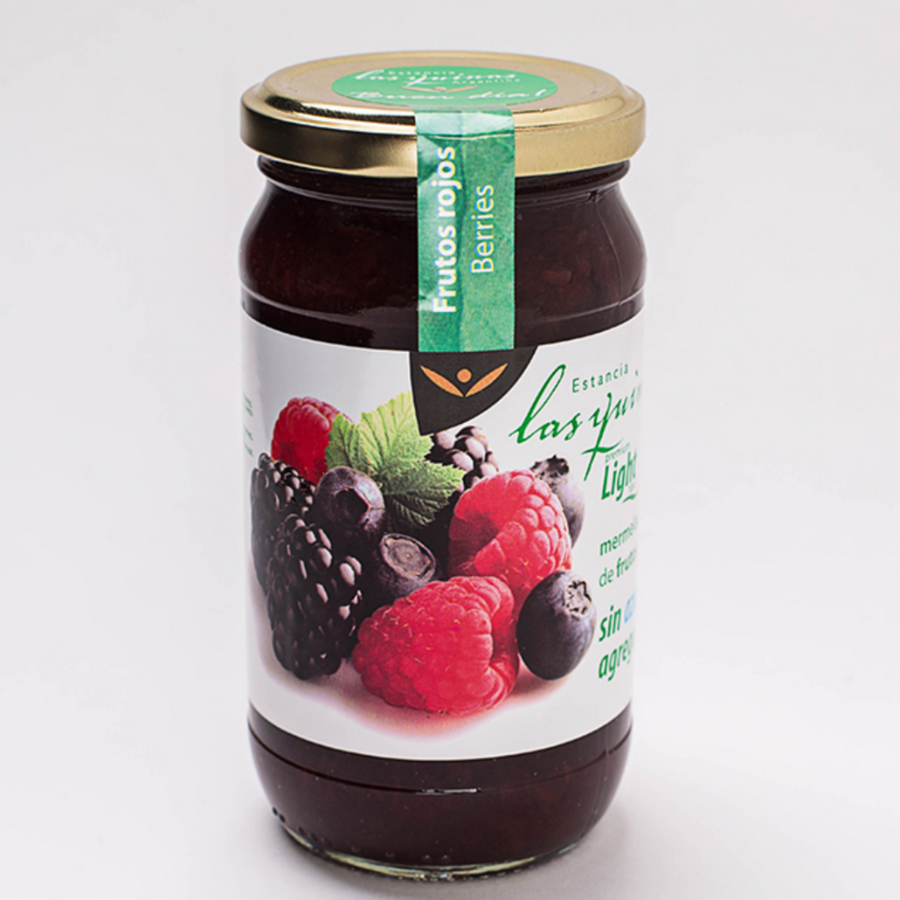 Dulce de Frutos Rojos sin azúcar (c/mosto uva) 420 gr - Las Quinas