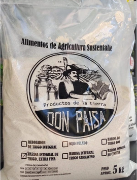 Harina Integral 5Kg Don Paisa -Paquete Original