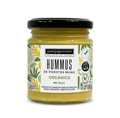 Humus de poroto mung organico pampa gourmet- 190gr