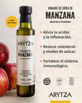 Vinagre de manzanas 250ml Arytza Sin TACC