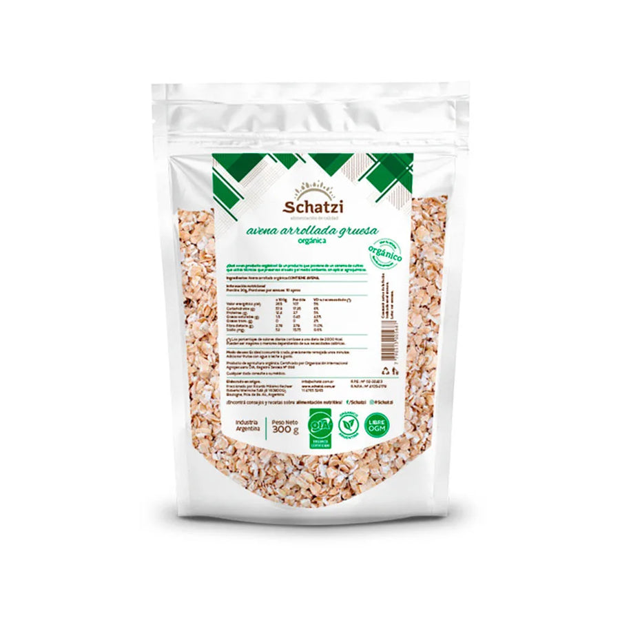 Avena arrollada orgánica Schatzy - 300gr