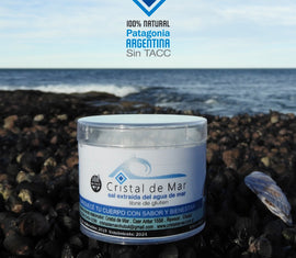 Sal Marina natural en escamas- 50gr- Cristal de mar