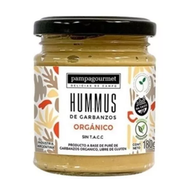 Humus de Garbanzos organicos  Pampa Gourmet 180gr (Vegano)